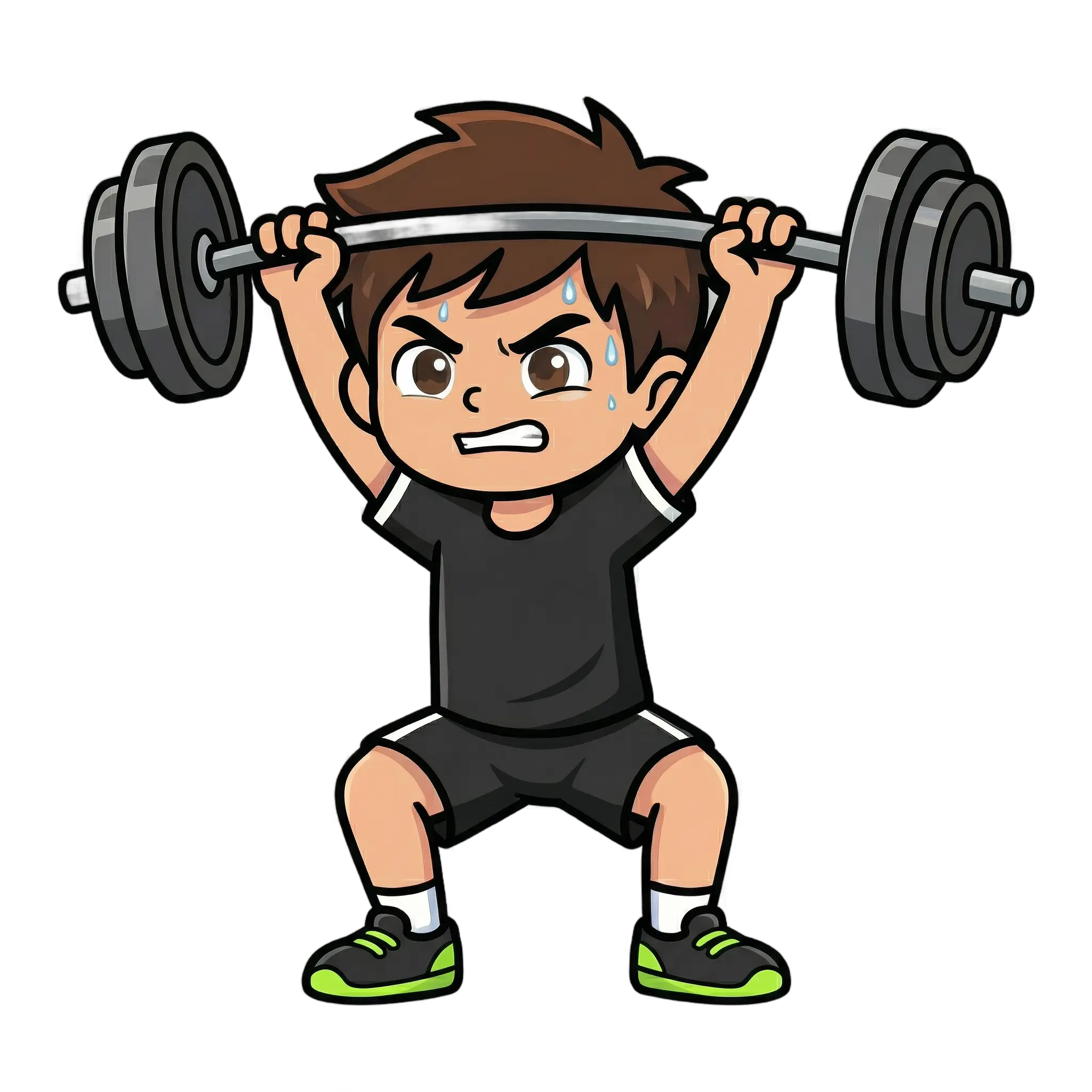 Ícone representativo de treino de força e musculação